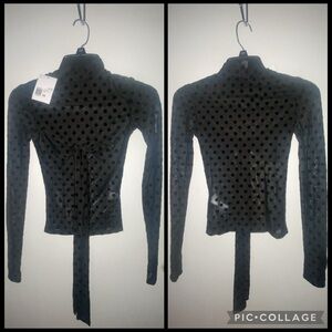 Forever 21 Black Polka Dot Blouse